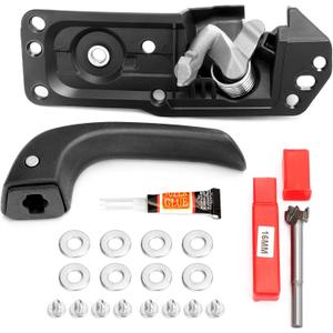 X4XZ 20833606 Left Driver Side Interior Door Handle Kit for 2007-2014 Chevy Silverado, Tahoe, Suburban, Avalanche/GMC Sierra, Yukon, Yukon XL/Cadillac Escalade 20871488, 80374