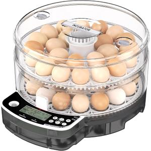 Egg Incubator with Automatic Egg Turning and Humidity Control, Intelligent Egg Incubator with Automatic Temp. Adjustment (48)