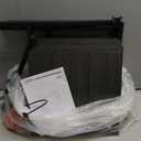 TUTOTAK Bar Cart, Home Bar Serving Cart with 3-Tier Shelf, Drink Cart with Wine Rack, Glass Holder, Rolling bar carts for The Home, Living Room, Brown V1BC01BK035 (Black)