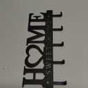 Key Holder Hooks Organizer Rack Wall Mounted with Screws and Anchors Home Wall Metal Decor for Entryway Front Door Kitchen Hallway Garage Mudroom Office 5.9x13 inches