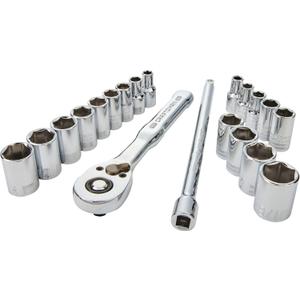 CRAFTSMAN Mechanics Tool Set, 1/4 Inch Drive, 20 Piece (CMMT12108)