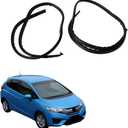 labwork Left Right Kit Roof Trim Molding Sealing Strip 2PCS Black Replacement for Honda Fit Hatchback 2009-2014 74316TF0003 74306TF0003