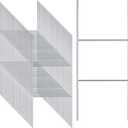 Gtongoko 25 Pack H Frame Yard Sign Stakes Metal, 16.5" x 7" Heavy Duty 9 Gauge Yard Sign Stands for Advertising Board, H Stakes for Custom Garage Sale Sign