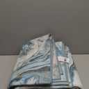 Washable Area Rug 5x7 - Artistic Style Modern Rug for Living Room Bedroom Dining Room, Soft Low Pile Machine Washable Carpet, Non Slip Non Shedding Area Rug - Blue/Gold, 5'x7'