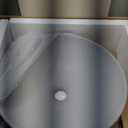 Vessel Sink for Bathroom 16" Round Bathroom Sink Above Counter Small Vessel Sink Countertop Concrete Sink Bowl for Bathroom Modern - Frosted Surface Light Grey (Frosted Surface, Round, Light Grey)