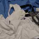 fhjax Halloween Costumes for Girls, Blue Dress White Apron with Stockings Bow headband and Tie Set for Cosplay Party Size 150 Blue