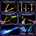 4 x 73PCS Glow in the Dark Party Supplies for Kids Adults, Light Up Party Favors with Glow Glasses, Spinner Bracelets, Slingshot, Bulk Glow Party Favors for Kids Halloween, Neon Party Supplies Accessories