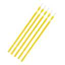 Garosa 100Pcs Interdental Brush Dental Disposable Micro Applicator Brush Sticks Oral Dental Hygiene Tooth Cleaning Tool Disposable Applicators(Yellow)
