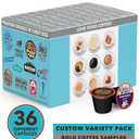 Perfect Samplers Dark Roast Coffee Pod Variety Pack - Pack for Keurig K Cups Coffee Makers, Bold 36 Count