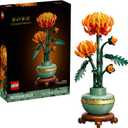 LEGO Botanicals Chrysanthemum Building Set for Adults Ages 18+ - Artificial Flower for Dinner Table Centerpieces & Decoration - Gift for Birthdays - 10368