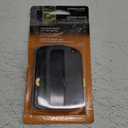 PRIME-LINE A 186 Black, Alumilite Plastic Sliding Screen Door Latch and Pull, 3-7/8 (Pack of 2)
