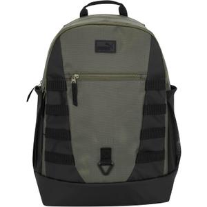 PUMA Fluid Backpack in Performance Airmesh with Laptop Sleeve & Padded Adjustable Straps, Green Moss, One Size (Large)