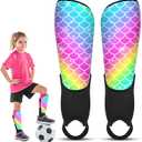 Soccer Shin Guards for Kids Girls Toddler, Shin Pads Shin Guard Equipment with Ankle and Leg Calf Protection Shin Guards Soccer for Kids 2-7 Years