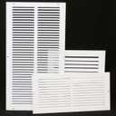 HVAC Premium 10'' X 10'' Aluminum Return Grille - Easy Air Flow - Linear Bar Grilles [Outer Dimensions: 11.875 X 11.875]