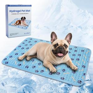 Dogs Cooling Mat,Self Cooling Dog Bed, Patented Non-Toxic Gel Cooling Pad for Pets, Durable Waterproof Dog Cooling Mat for Small, Medium, Large Dogs and Cats, Indoor Outdoor Summer Use(Small)