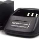 KSC-35s Rapid Quick Charger for Kenwood Radio TK-2200 TK-2200L TK-2206 TK-2202 TK-2207 TK-2207G TK-3000 TK-3200 TK-3400 KNB-45L KNB-63L KNB-65L Li-ion Battery