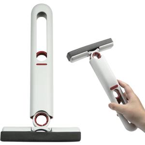 Compact Self-Squeezing Mini Sponge Mop  Portable & Versatile Cleaning Tool for Kitchen, Bathroom, Living Room, Dorm, Car and Glass (1 Sponge Head + 1 Squeeze Handle)