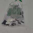 Hausse 10 Pack Reflective Pinwheels with Stakes (Assembly Required), Extra Sparkly Pin Wheel for Garden Decor, Bird Repellent Devices Deterrent to Scare Birds Away from Yard Patio Farm (Silver)