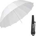Godox UB-85D 33.5in/85cm Parabolic Translucent Umbrella, White Shoot Through Photography Umbrella with Carry Bag Portable for Vedio Studio Shooting Speedlite