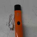 Dog Nail Grinder with 2 LED Light,3-Speed Rechargeable Dog Nail Trimmer, Upgraded Powerful Electric Dog Toe Nail File Quiet Painless, Paws Grooming for Small Medium Large Dogs -Orange