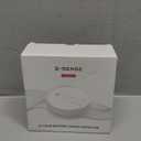 X-Sense Smoke Detector, 10-Year Battery Smoke Fire Alarm with Photoelectric Sensor, LED Indicator & Silence Button, 1-Pack
