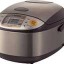 Zojirushi NS-TSC10 5-1/2-Cup (Uncooked) Micom Rice Cooker and Warmer, 1.0-Liter
