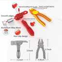 Separator Tool Kit Brick Tools Building Blocks Tech Blocks Building Blocks Tool Set Including 1 Multi-Functional Hammer, 1 Pliers, 1 Tweezers and 1 Pry Knife