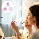 48 Pcs Compact Mirror Bulk, Round Mini Bow Makeup Mirrors Portable Small Folding Pocket Mirror for Women, Girls, Daily Use, Daily Use (3 Styles)