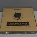 koseibal Art Easel for Painting, Tabletop Wooden Easel StandAdjustable Angle Portable Easel for Canvas, Ipad, Book, Artwords Display 2 Pack