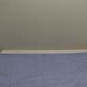 KOUFALL Stone Blue Linen Curtains for Bedroom,2 Panels Bronze Grommet Semi Sheer Dusty Blue Curtains for Living Room,Grey Blue,84 Inch Length 2 Panels