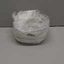 Fasmov 6 Pack Plastic Serving Bowls, Square Serving Bowls, 72 Ounce Large Elegant Diamond Pattern Plastic Bowls for Salad, Party Snack, Popcorn, Chip, Buffet, Candy, Fruit, Clear