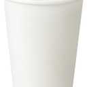 12 oz 500 Pack Paper Coffee Cups, Hot Disposable Paper Cups, Thickened Leak-Free White Coffee Cups for Hot and Cold Drinks