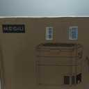 Megiu 12 Volt Refrigerator Car Fridge Portable 12V 45 Quart Freezer Compressor Cooler 12V/24V DC 110240 V AC for Truck Van RV Camper SUV and Home Use
