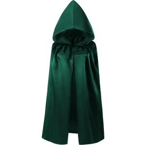 KNELOR Kids Hooded Cloak Robe Halloween Cosutme Cape Fancy Halloween Cosplay Costumes 3 to 16 Years