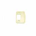 Schlage Commercial 10092605 Round Corner Full Lip Deadbolt Strike Bright Brass Finish
