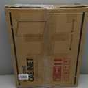 TokeShimi 16 x 20 Recessed Medicine Cabinet with Mirror, Assembly Required, Black Bathroom Medicine Cabinet with Mirror, Stepless Adjustable Shelves, Beveled Aluminum Frame, DTC Hinge