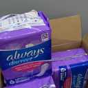 Always Discreet Adult Incontinence Pads for Women, Heavy Absorbency, Long Length, Postpartum Pads, 156 Count (4 Packs of 39)