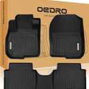 OEDRO Floor Mats Fit for 2026-2020 Toyota Corolla Sedan Gas/Hybrid (Not for Hatchback and Cross), All Weather TPE Car Liners Tailored Fit Corolla Accessories, 1st and 2nd Row with Cargo Liner