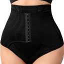 SOFIA'S CHOICE Tummy Control Shapewear for Women Butt Lifting High Waist Trainer Corset Slimming Body Shaper Underwear Black X-Large