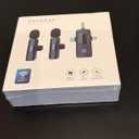 Wireless Lavalier Microphone, Dual Mics, Plug and Play, 20m Range, for Live Show, Interview, and Vlog