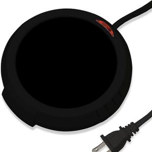 Durable Heavy Portable Large Warmer Safe Plate for Candle Jar & Mug Warmer, Space Black Pack