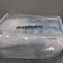 INGEROOM Washable Area Rug 8x10, Modern Abstract Thin Large Rug for Living Room Bedroom Under Dining Table Home Decor, Non Slip Low Pile Area Rug, Oceanic Pattern Navy Blue