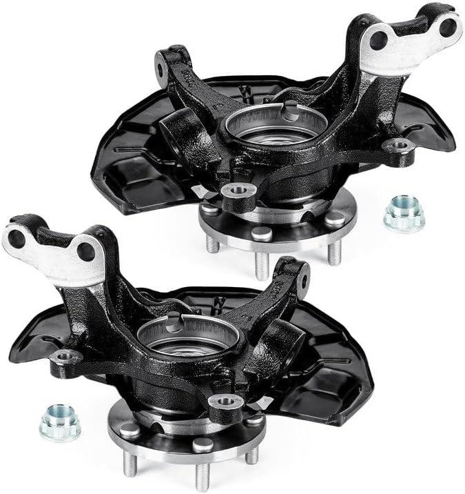 Front Steering Knuckle & Wheel Bearing Hub Assembly for Lexus ES350 2007-2012 3.5L V6, Toyota Camry 2007-2011 3.5L V6, not for 2.4L, Left Side and Right Side, LK043 LK044 686-260 686-261