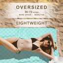 2 Packs Checkered Plaid Travel Towel Turkish Towel Beach Vacation Essentials Blanket Quick Dry Lightweight Hawaii Summer Necessities Europe Mexico Costa Rica Florida Trip Airplane Accessories Flight