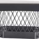 Shelter 9" x 9" Single Flue Bolt-On Chimney Cap, Fully Assembled, Galvanized Steel