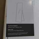 Simple Deluxe Full Length Mirror - Standing Mirror for Home Wall Decor, 59"x16" Large Floor Mirror for Wall, Door, Bedroom, Bathroom, Living Room, Black