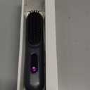 2026 Go Brush Negative Ionic Cordless Hair Straightener Brush for Women - 3 Temp Settings, Fast Heating, Frizz-Free Coating, Portable Styling | Valentines Day Gifts for Her