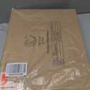 12"x16" Clear Acrylic Serving Tray with Golden Handles, Sturdy Huge Capacity Acrylic Tray for Coffee, Juice, Kitchen and Desk Organizer, Storage Tray (12"x16")