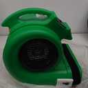B-Air Grizzly Gp-1 1 HP Air Grizzly Mover Carpet Dryer Floor Fan for Water Damage Restoration Equipment & Pet Cage Dryer Green