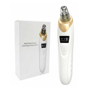 2026 Blackhead Remover with 5 Suction Heads, Electric Blackhead Vacuum Pore Vacuum for Deep Facial Cleaning, USB Rechargeable for Women & Men-Khaki